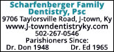 Scharfenberger Family Dentistry Psc Sponsorship Banner